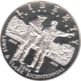 1 Dollar, USA 2004, Lewis und Clark