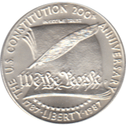 1 Dollar USA, Silbermünze 1987