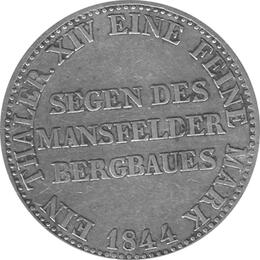 Preussen Mansfelder Bergbau Friedrich Wilhelm IV 1844