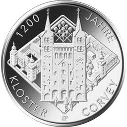 20 Euro Silber Gedenkmünze PP 2022 Kloster Corvey
