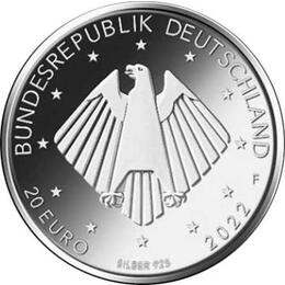 20 Euro Silber Gedenkmünze PP 2022 Kloster Corvey