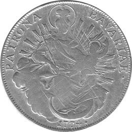Bayern Madonnentaler 1774 Maximilian III Joseph