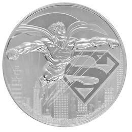 DC Silbermünzen Superman 1 Unze 