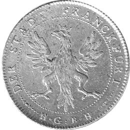 Altdeutschland Frankfurt Silber Taler 1796
