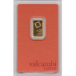 Goldbarren 2,5 Gramm Valcambi