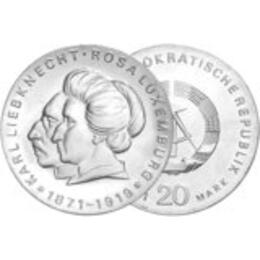 DDR 1971 20 Mark Liebknecht Luxemburg