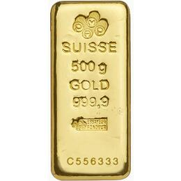 Pamp Swiss Goldbarren 500 Gramm