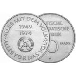DDR 1974 10 Mark 25 Jahre DDR