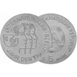 DDR 1975 5 Mark Jahr der Frau