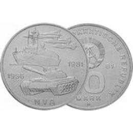 DDR 1981 10 Mark 25 Jahre NVA