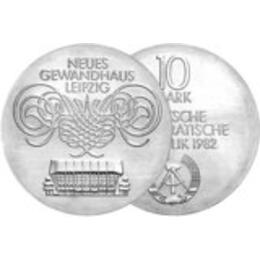 DDR 1982 10 Mark Neues Gewandhaus