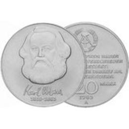DDR 1983 20 Mark Karl Marx