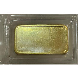 Goldbarren 100 Gramm Degussa geprägt alt