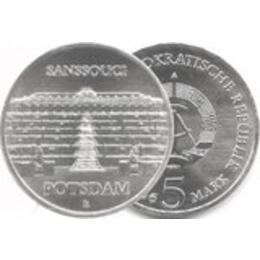 DDR 1986 5 Mark Schloß Sanssouci