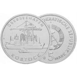 DDR 1988 5 Mark ßberseehafen Rostock