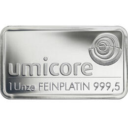 Platinbarren 31,1 Gramm Heraeus Umicore Degussa kaufen und verkaufen