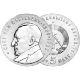 DDR 1989 5 Mark Carl Ossietzky