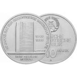 DDR 1989 10 Mark 40 Jahre RGW