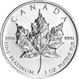 Kanada Platin Maple Leaf 1/4 Unze kaufen und verkaufen