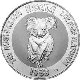 Platin Koala 1 Unze 1988 Australien Perth Mint