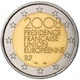 2 Euro 2008 Frankreich Ratspräsidentschaft