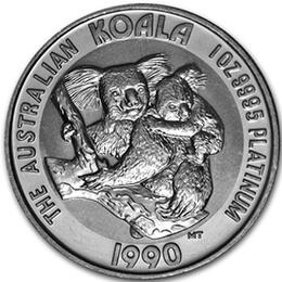 Platin Koala 1 Unze 1990 Australien Perth Mint