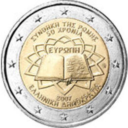 2 Euro 2007 Griechenland Römische Verträge