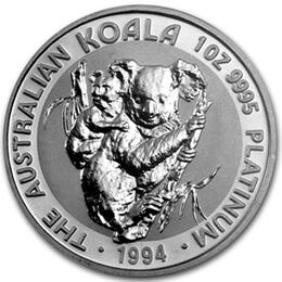 Platin Koala 1 Unze 1994 Australien Perth Mint