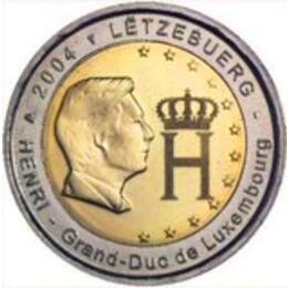 2 Euro 2004 Luxemburg Monogramm
