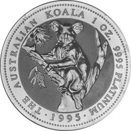 Platin Koala 1 Unze 1995 Australien Perth Mint