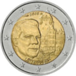 2 Euro 2008 Luxemburg Chateau de Berg