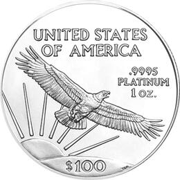 American Eagle Liberty Platin 1 Unze