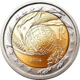 2 Euro 2004 Italien Welternährungsprogramm