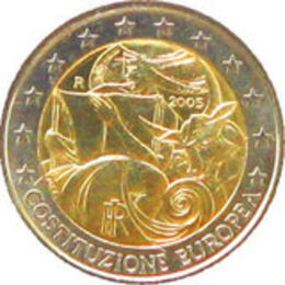 2 Euro 2005 Italien EU Konstitution
