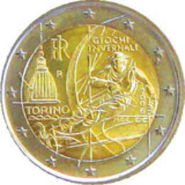 2 Euro 2006 Italien EU Olympiade Turin