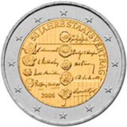 2 Euro 2005 Österreich Staatsvertrag
