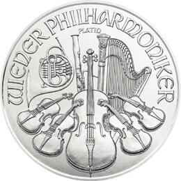 Platin 1 Unze Philharmoniker