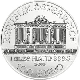 Platin 1 Unze Philharmoniker