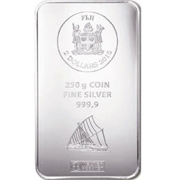 Silberbarren 250 Gramm Fiji