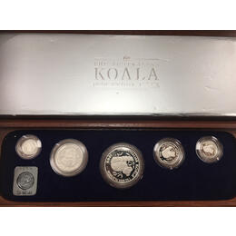 Australien Platin Koala Proof Set 1990