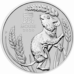 Platin Maus 1 Unze 2020 Australien Perth Mint