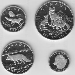 Platin Kanada 1993 Fuchs proof