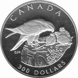 Platin Kanada 1996 Vögel proof