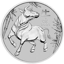 Platin Ochse 1 Unze 2021 Australien Perth Mint