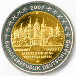 2 Euro 2007 Bundesrepublik Mecklenburg