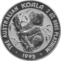 Australien Platin Koala 2 Unzen