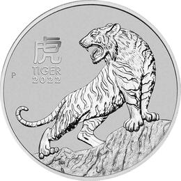 Platin Tiger 1 Unze 2022 Australien Perth Mint