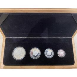 Platin Kanada Maple Leaf proof Set 1989
