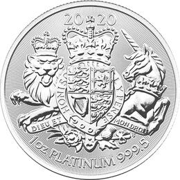 Platin 1 Unze 2020 Royal Arms