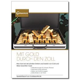 Mit Gold durch den Zoll